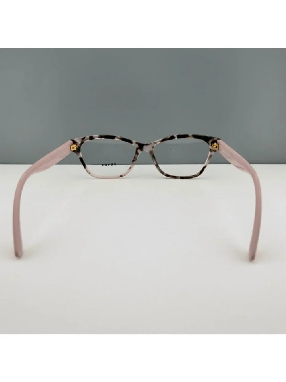 Prada Eyeglasses Frames Only VPR 05W ROJ-1O1 Pink Marble Brown 53-19